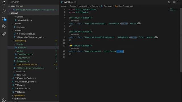 Oculus Quest Development - Sending Json Data To TCP Server for My VR Draw Experience