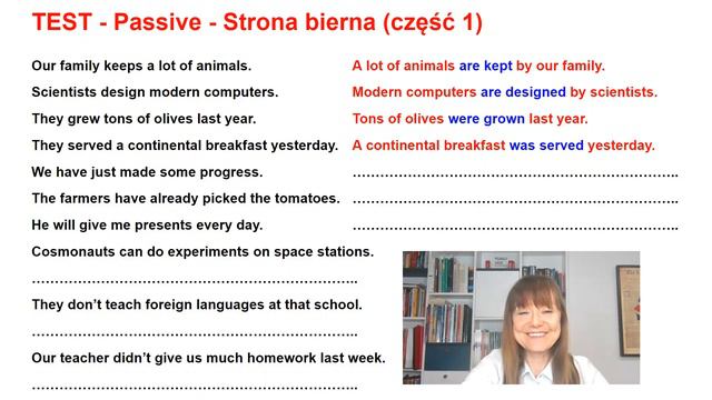 TEST - Passive - Strona bierna (część 1)