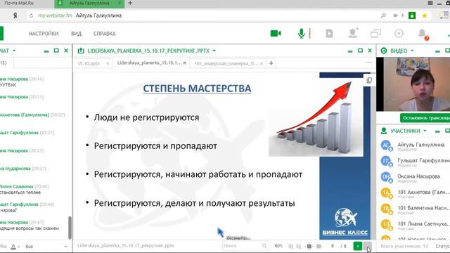 Лидерская планерка 101 15.10.2017