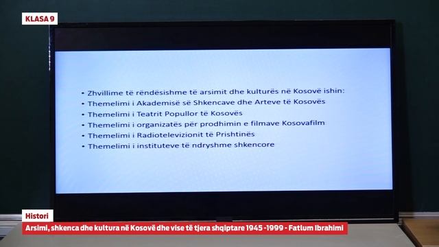 9078 - Histori - Arsimi, shkenca dhe kultura në Kosovë dhe vise të tjera shqiptare 1945 -1999
