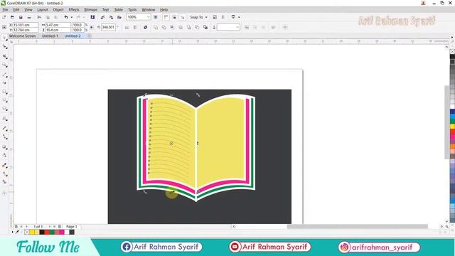 Desain Lembaran Buku Menggunakan Coreldraw