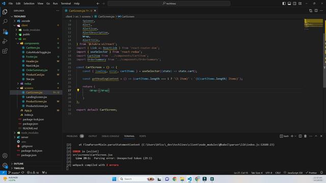 77. Product Card Add Cart Functionality