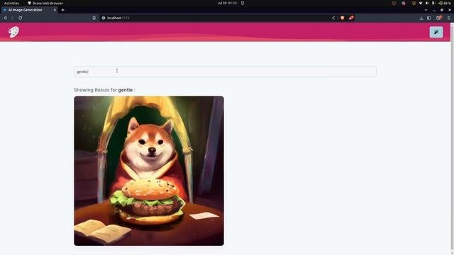 AI Image generation  MERN  Image sharing platform  collegeprojectshubgmail.com   React Js
