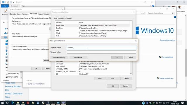 How to install maven in windows 10