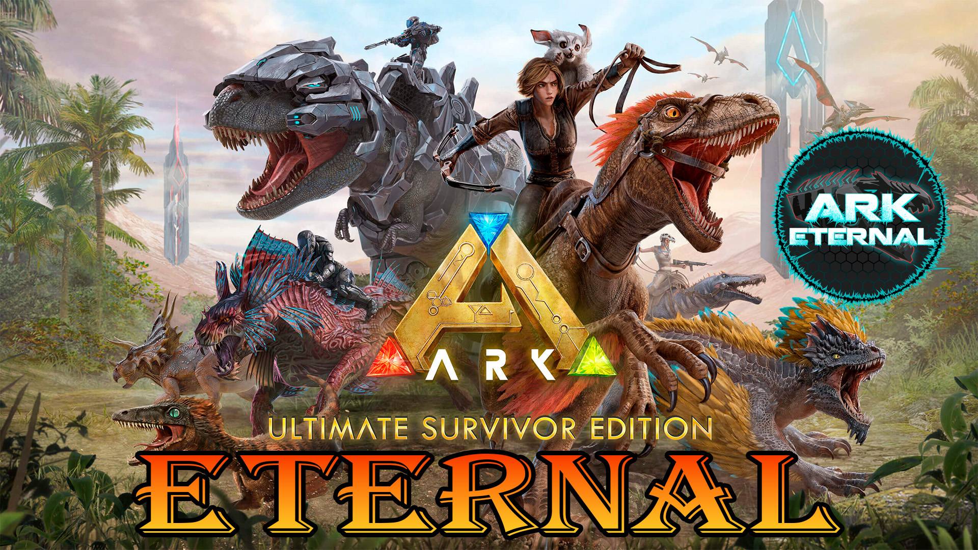 🔴ARK Survival Evolved (Мод Eternal ). Новый сезон. Игра на сервере. Начало.