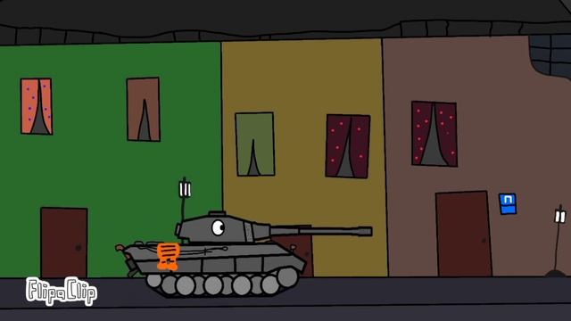 Кв5 против немецких танков.