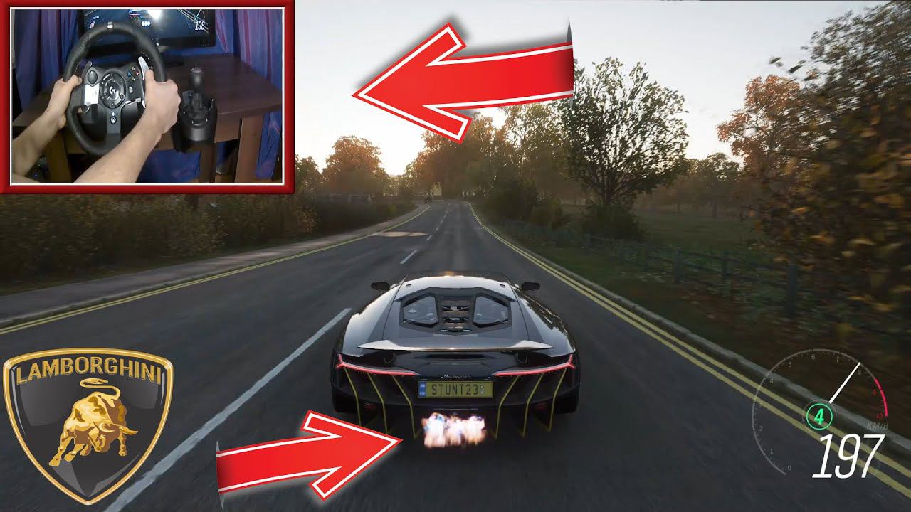 Lamborghini Centenario - Forza Horizon 4 (Steering Wheel + Shifter)