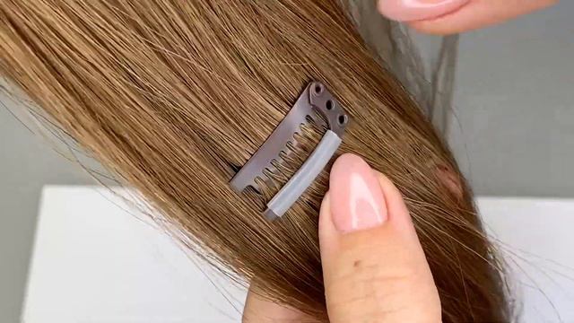 Применение заколки клипсы для волос
