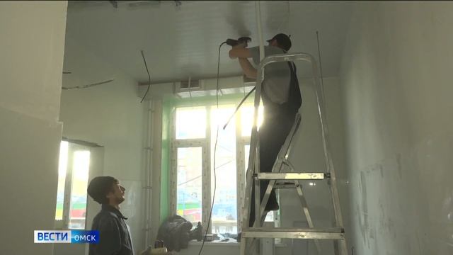 Строительство детского сада в микрорайоне Прибрежный в Омске выходит на финишную прямую