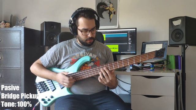  Ibanez EHB1005MS SFM  sound check  sound analysis  - No talking