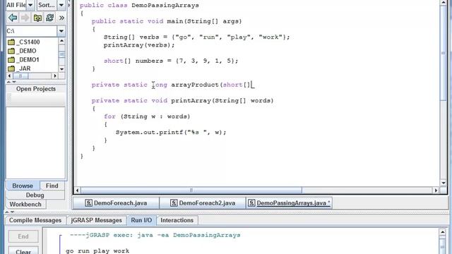 Java Basics - Passing Arrays to Methods