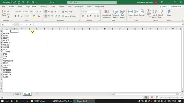 PDF to Excel without Any Other Software in Tamil | PDF OCR | PDF to Tips & Tricks | Prabas MS Offic