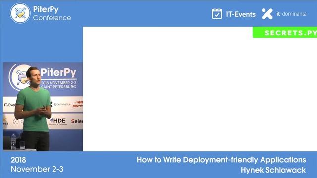 [ENG] Hynek Schlawack: "How to Write Deployment-friendly Applications" / #PiterPy