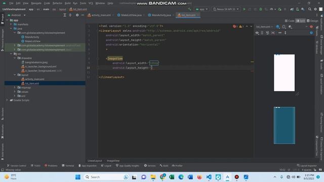 Custom ListView implements and designs in Android Studio By Java part 03#EduTechBD01