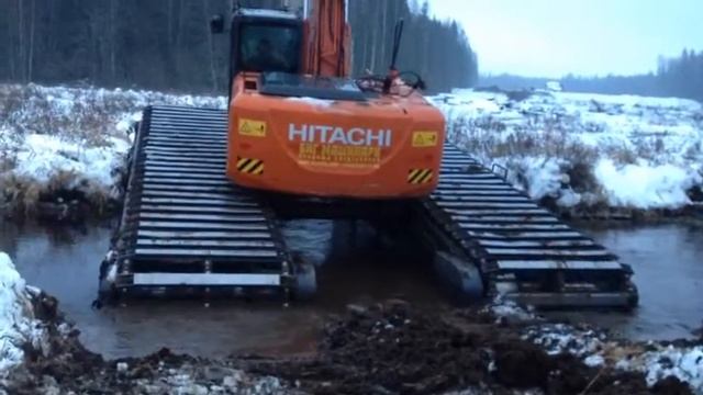 Экскаватор амфибия HITACHI ZX200