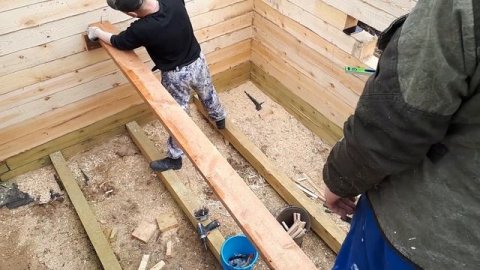 Переделка СТАРОЙ БАНИ на НОВУЮ. Замена венцов. Пристройка теплого предбанника. Часть 1