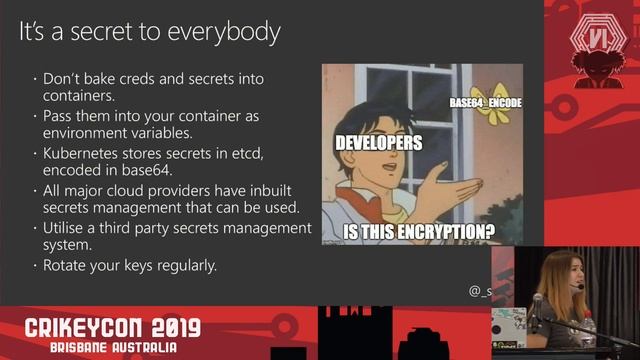 CrikeyCon 2019 - Sarah Young - How to lose a container in 10 minutes