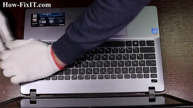 Asus K550 Series optical drive replacement, замена привода ноутбука