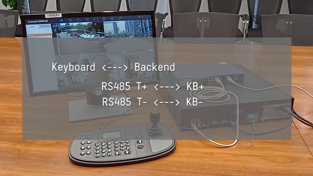 How to connect 485 keyboard to Hikvision DVRNVR