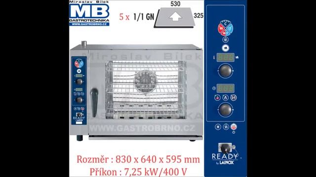 Konvektomaty LAINOX READY www.gastrobrno.cz profi kuchyně konvektomaty LAINOX NABOO COMPACT