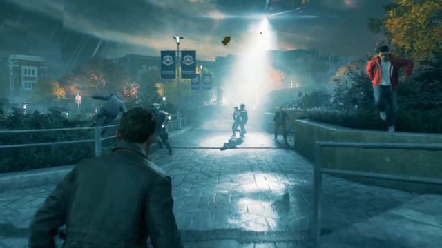 Quantum Break прохождение на русском Эксперимент в университете часть 01 обзор игры