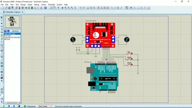 Simulasi Proteus Motor DC L298N & Motor DC Stepper