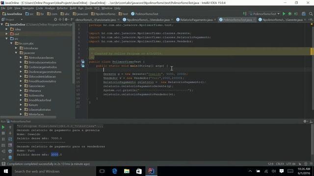 Curso Java Completo - Aula 64:  Polimorfismo pt 01