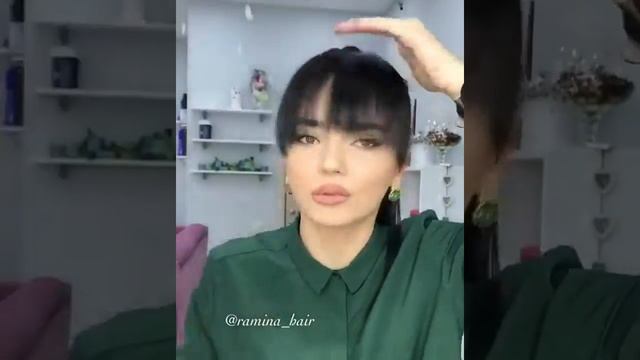 Як зробити красиву  чолку на один день!!! Дуже круто