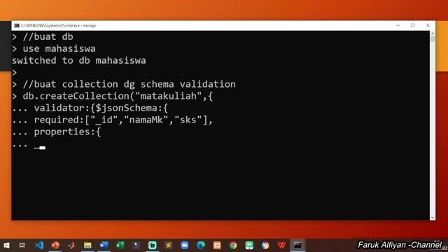 Belajar Database NoSQL with MongoDB - 12 - SCHEMA VALIDATION