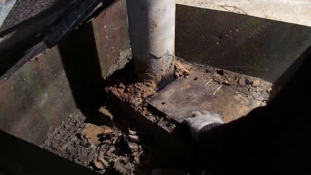 Баня с дымком, ч.1. Чистка печной трубы бани.