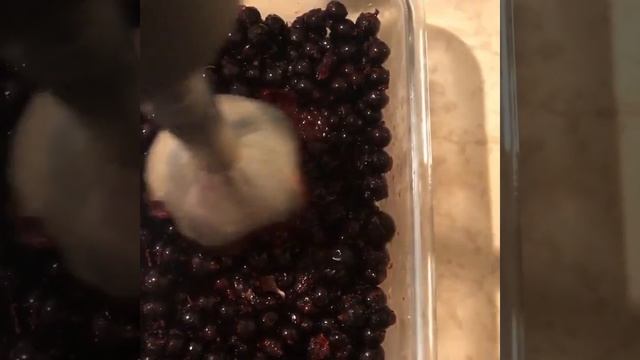 Сорбе из чёрной смородины