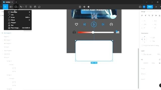 create a UI UX DESIGN of Spotify music ? player using FIGMA UI UX PROJECT USING FIGMA