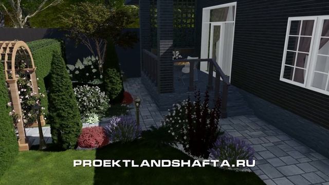 Проект ландшафтного дизайна в 3D | Ростов-на-Дону