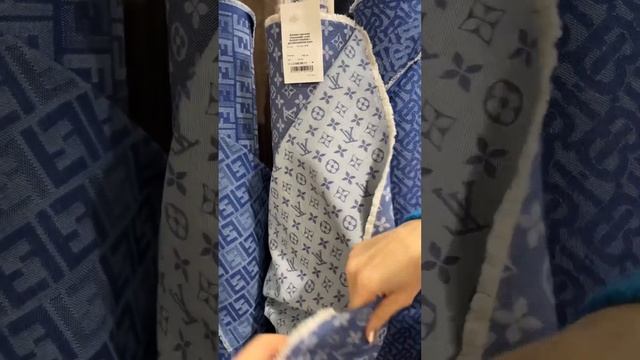 Деним от Burberry , LV , Fendi ,Versace в LO SCAMPOLO #ткани