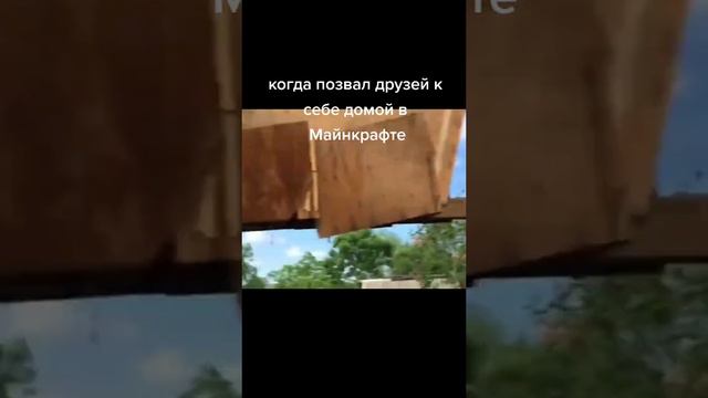 Пов когда позвал друзей в дом в майнкрафте