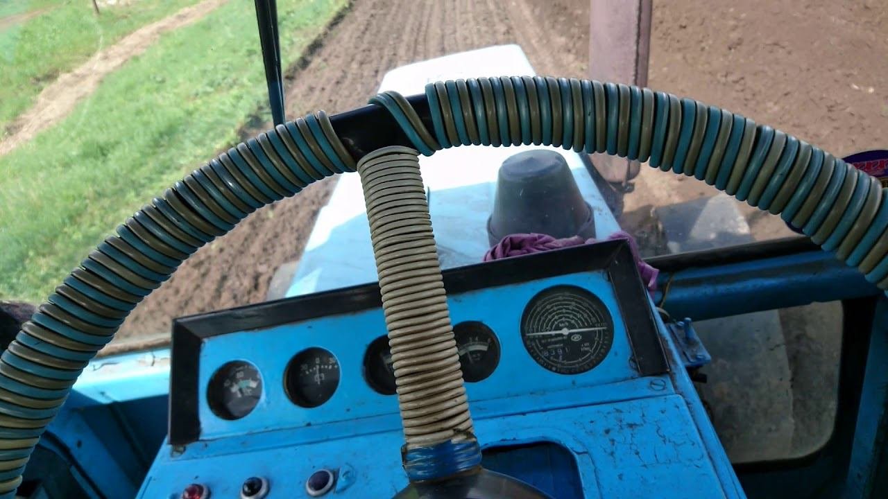 POV Driving A MTZ-80 Tractor