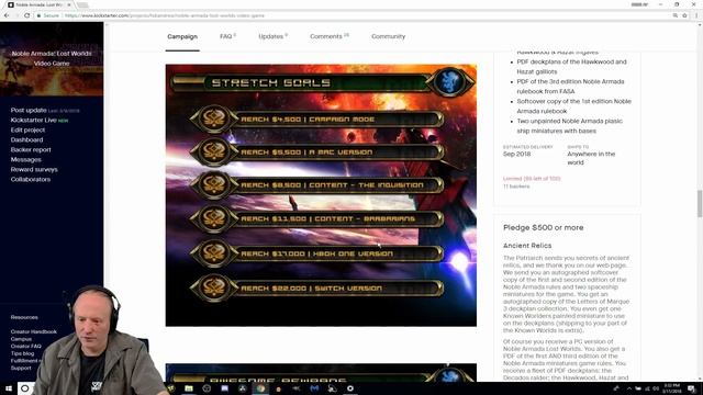 Noble Armada: Lost Worlds Kickstarter Live March 11, 2018