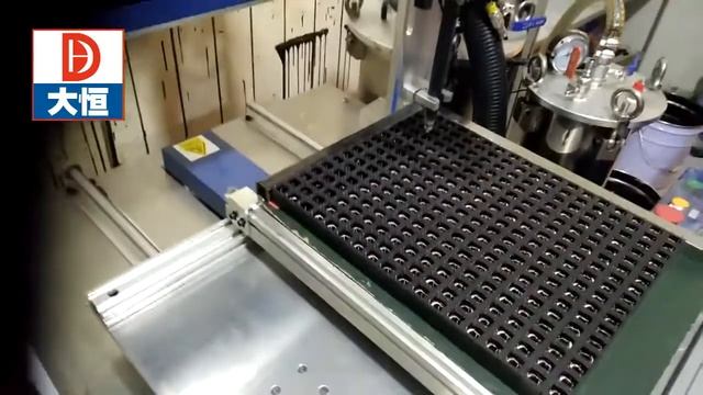 Заливка компаундом электротехнических изделий  на оборудовании DaHeng