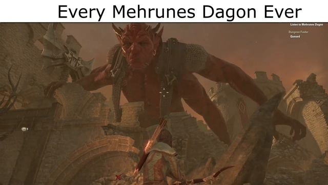 Every Mehrunes Dagon Ever