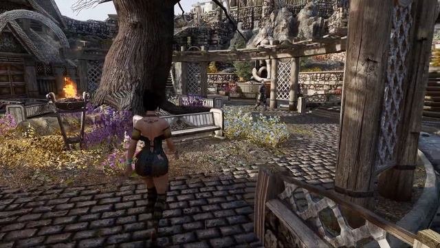 Skyrim Upscaler DLSSENBReshade Demonstration