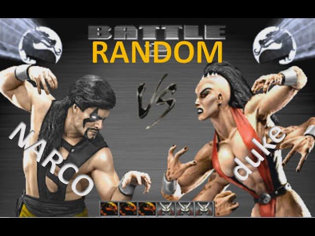 UMK3. Narco vs duke. Challenge