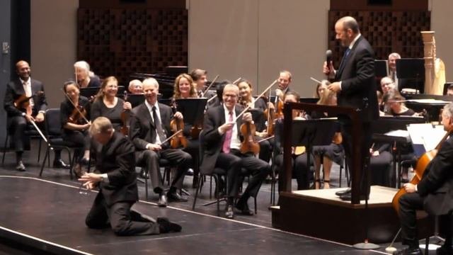 Florida Orchestra recreates GEICOs Triangle Solo Commercial