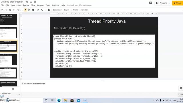 Java Thread in Hindi Part 2