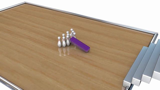 Lestnica Bowling Tetris _ Softbody Animation