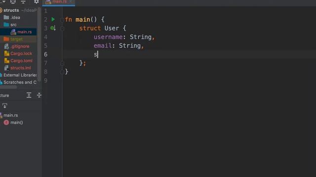 Structs in Rust | Rust Structures