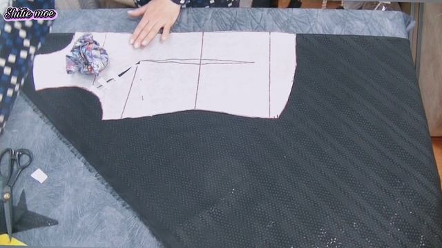 Блузка из шифона по косой. Моделирование по базовой основе.