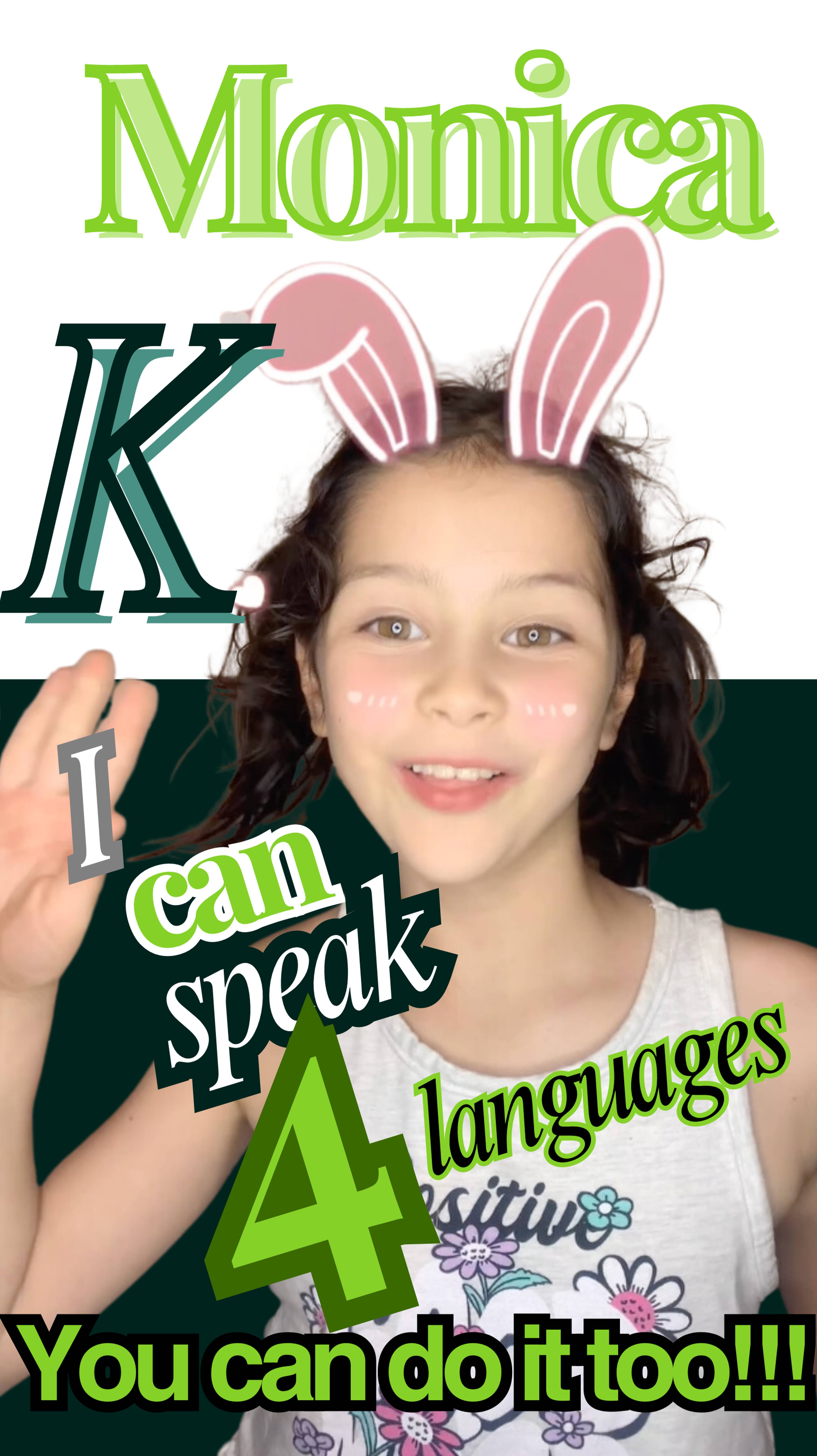 FourLingual_Monica - I can speak 4 languages