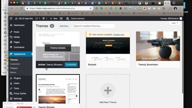WordPress Themes and Encrypted FTP at HELIX