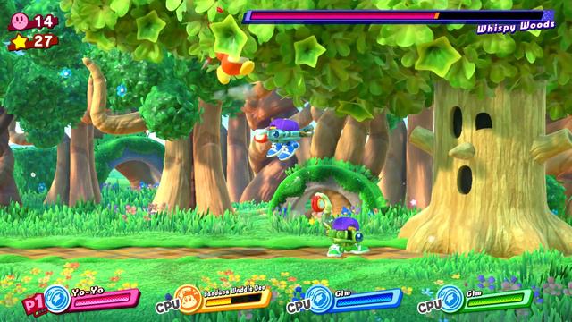 Kirby star allies- You can hover through everything!!!
