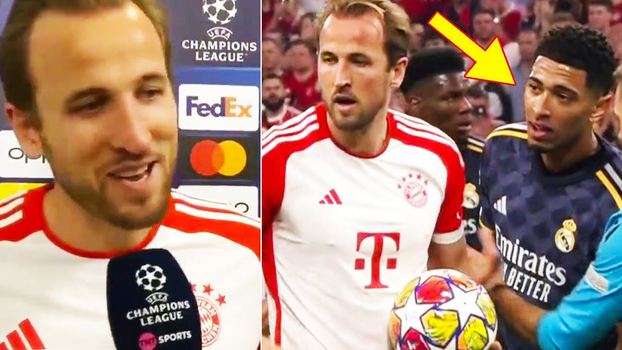 THIS IS WHAT REALLY HAPPENED BETWEEN BELLINGHAM AND KANE! Bayern - Real Madrid | Football News
